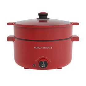 【小家电】迈卡罗MC-HG339多功能电火锅电蒸锅电煮锅宿舍学生锅智能电锅火锅煮面家用HF