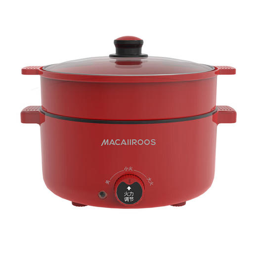 【小家电】迈卡罗MC-HG339多功能电火锅电蒸锅电煮锅宿舍学生锅智能电锅火锅煮面家用HF 商品图0