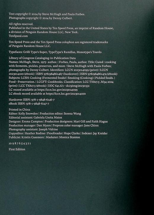 【中商原版】 腌制 用发酵罐 泡菜 蜜饯等烹饪 Cured  英文原版 Steve McHugh 美食 烹饪艺术 饮食文化 食谱 商品图4