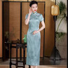 高端真丝旗袍HQ266 商品缩略图0