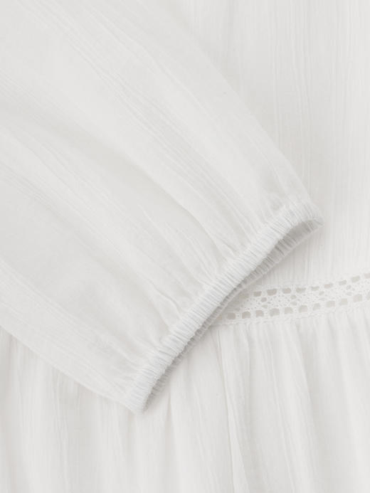 COCO ZONE”露肩连衣裙“夏季纯色一字领吊带连衣裙宽松时尚长袖A字裙CC1B1205 商品图5