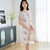 剩S/M 米思阳【新中式旗袍】2025夏季中国风蕾丝印花裙显瘦连衣裙2231 商品缩略图3