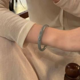 「仅9.9元包邮！四色可选」新中式琉璃烟灰色古风手镯 女轻奢首饰简约设计感ins礼物小众时尚饰品