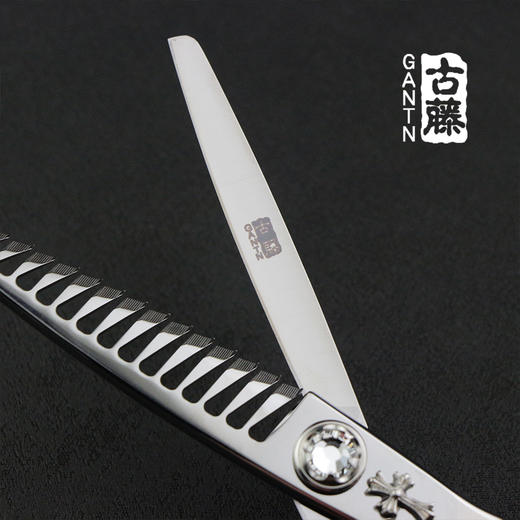 【古藤系列】钻石系列国产精工平剪牙剪 商品图3