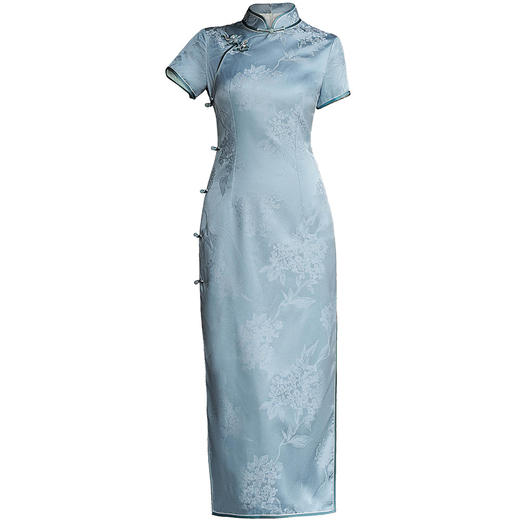 高端真丝旗袍HQ266 商品图4