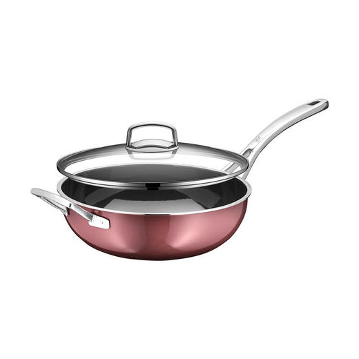 WMF 奈彩米炒锅带盖28cm（蔷薇粉） 商品图0