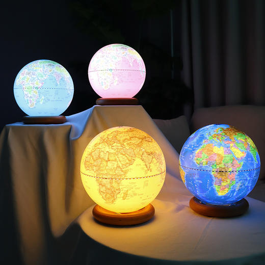 Funglobe 朋宸 创意万向滚珠AR地球仪 充电式触控无极调光【下单后72小时内发货】 商品图7