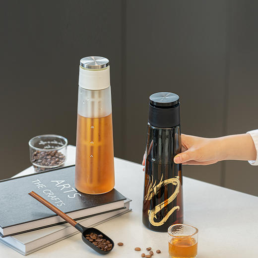 泰摩 冰锥冷泡瓶咖啡冷萃壶家用冷萃杯冰咖啡玻璃壶过滤冷泡茶壶 商品图13