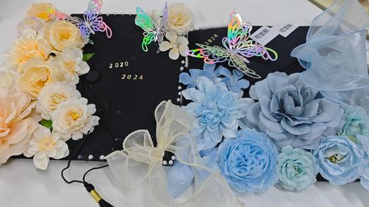 毕业帽簪花diy学士帽硕士帽 商品图4