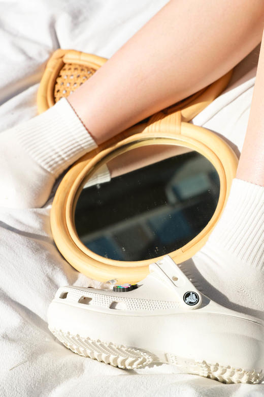 迷人滤镜云朵永存！！胶片感洞洞鞋。穿上就不想脱女凉鞋A052166 商品图7