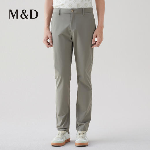 【名盾】四面弹休闲裤，干爽亲肤不粘身，修身显腿长M0AL12631C 商品图2