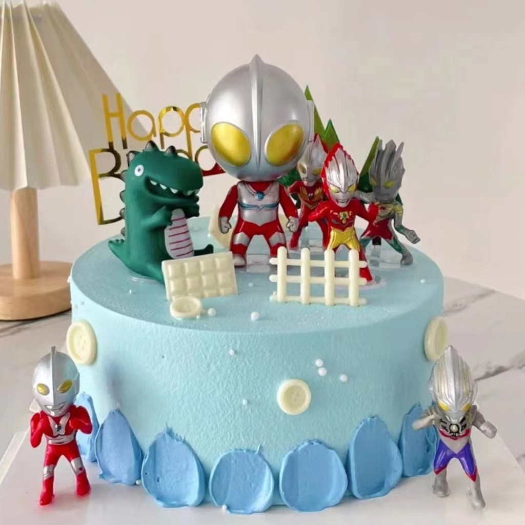 【奥特曼打小怪兽创意蛋糕12选1】