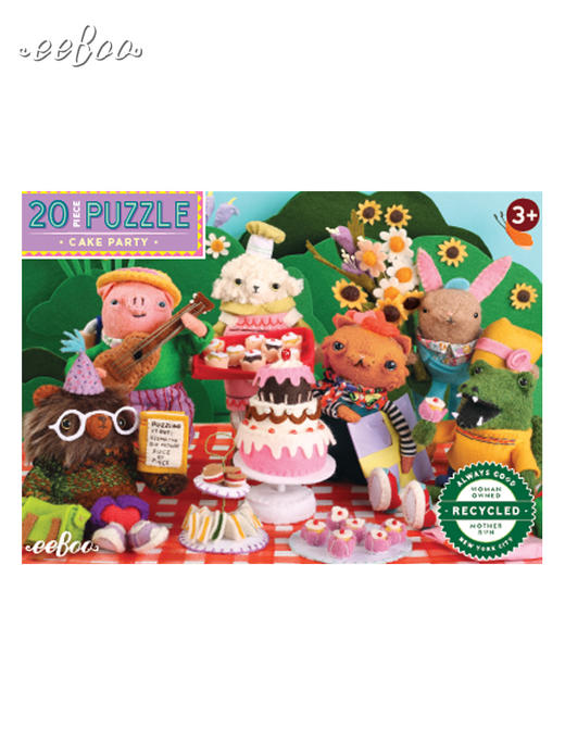 20片/36片48片/64片/100片 2岁+ 培养认知 艺术家插画拼图 儿童拼图 美国eeBoo 商品图9