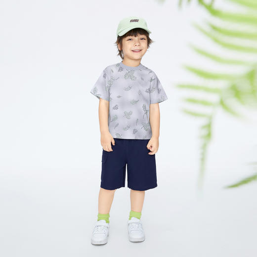 男童记忆棉弹弹短袖T恤新款安奈儿童装实体店同款XB421691 商品图3