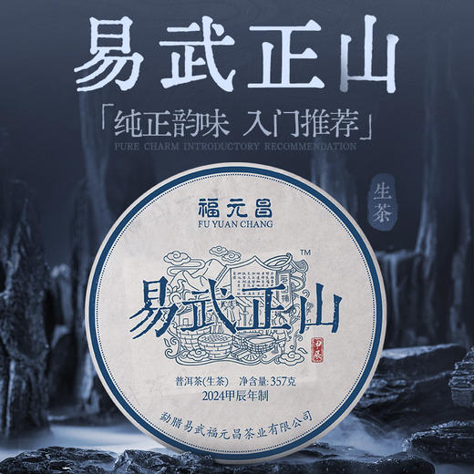 陈升福元昌 2024年易武正山357g(生茶） 商品图0