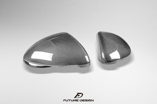 保时捷 卡宴 Cayenne 985.2 原车款不带辅助高品质碳纤维后视镜壳 商品图1