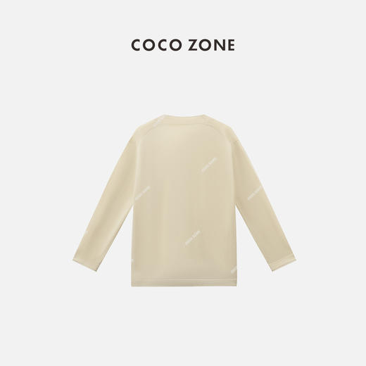 COCO ZONE “松弛开衫”时尚V领单排扣针织开衫百搭长袖上衣CC2B0998 商品图1