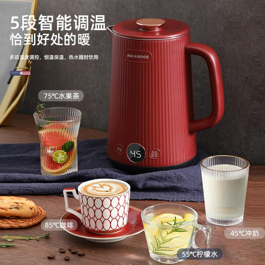 【小家电】迈卡罗MC-SH17M电水壶 热水壶电热水壶304不锈钢内胆 1.7L容量暖水壶烧水壶开水壶HF 商品图1