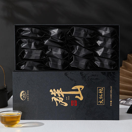 岩语 群山大红袍 武夷岩茶特级乌龙茶轻火花香茶叶盒装128g 商品图5