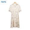 NUTS夏季新款清新圆领时尚短袖连衣裙221101149B 商品缩略图0