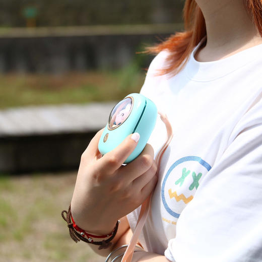 太空舱卡通挂脖式便携无叶手持迷你小风扇！ 商品图11