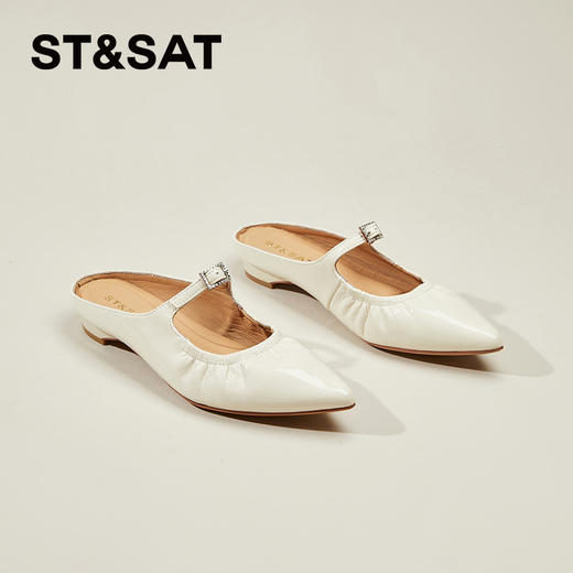 星期六时髦尖头一脚蹬穆勒拖SSC21100R8 商品图3