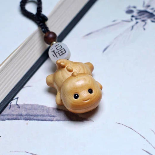 崖柏创意Q萌钥匙扣挂件（随机） 商品图5