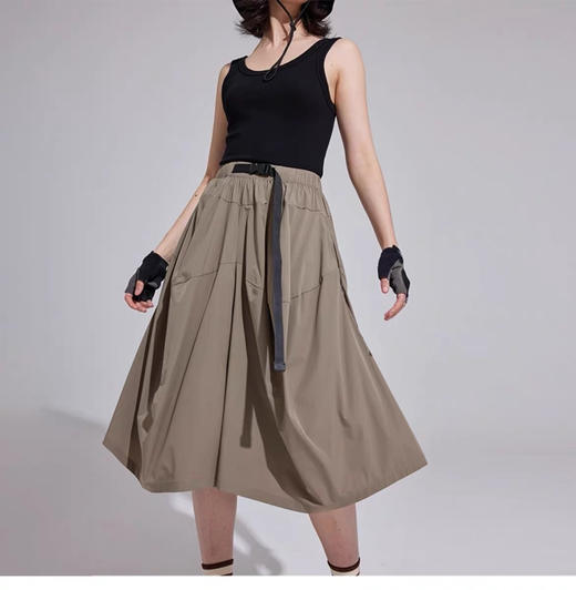 斯辰唯佳速干户外半身工装裙裤子垂坠感显瘦遮肚肉 E99-1933 商品图2