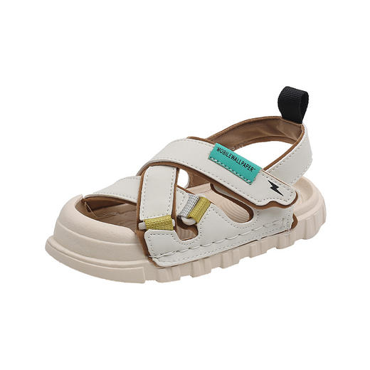 【儿童运动凉鞋】夏季新款 男童韩版时尚沙滩鞋 软底包头凉鞋1-9岁 商品图4