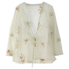 牧衣游原创 炒色匹绣桑蚕丝衬衫清凉百搭文艺轻薄百搭防晒衫 恩归 商品缩略图4