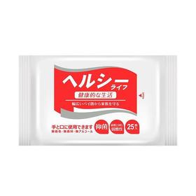樱美堂（红标）手口湿巾 25片/包
