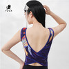 壁虎瑜伽【紫光精灵-上衣+云感裤-黑色】限量款印花瑜伽套装（可拆卸胸垫）【2024年5月31日发货】 商品缩略图6