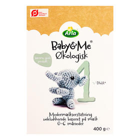 [丹麦]阿拉有机奶粉1段400克 盒装 Arla1.NEW! Arla Baby&Me Pulver 1 400g