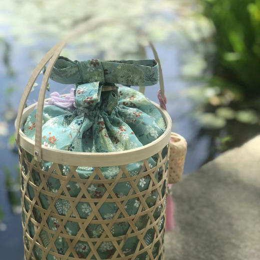 2024端午 如意·听夏 竹编提篮织锦包 商品图7