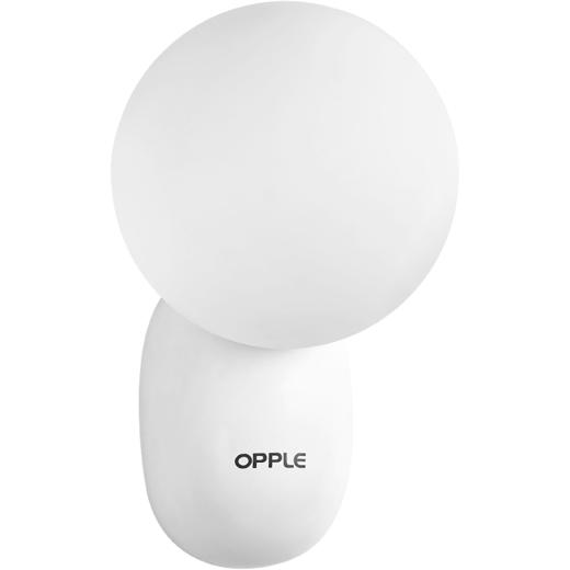 欧普（OPPLE）壁灯田园现代中式卧室床头过道走廊装饰墙灯小白小黑 商品图5