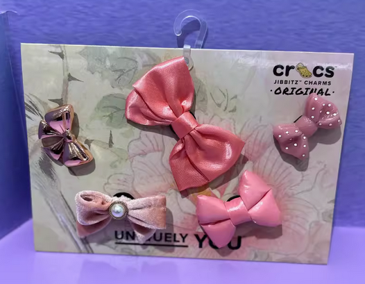 CROCS 饰品 智必星质感蝴蝶结五件套10013139