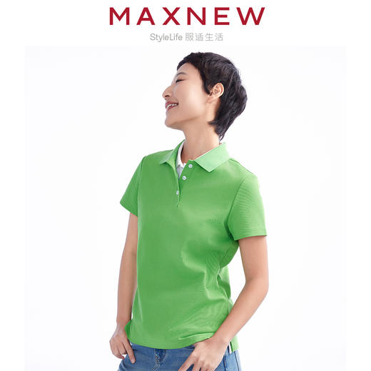 【POLO】女装吸湿透气合体剪裁经典多彩POLO 1N2221104 商品图1