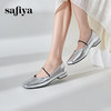 Safiya/索菲娅2024秋 法式方头一字带浅口通勤平底玛丽珍单鞋 SF43111412 商品缩略图11