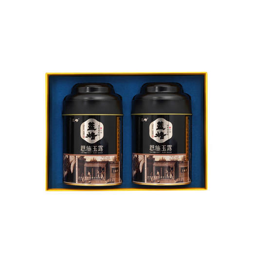 蓝焙恩施茶叶2024年新茶湖北绿茶春茶一级蒸青恩施玉露硒茶秋木礼盒 秋木书盒200克*1盒 商品图4