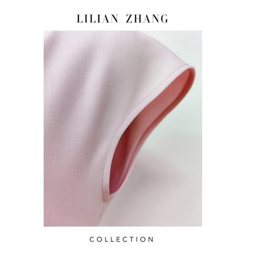 2401046C系列-“定制”—“都市力量”——“极简静奢”——挚爱樱花粉连衣裙 商品图2