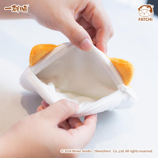 萌想诚品【拉面卡包】如果历史是一群喵卡包证件包零钱包毛绒挂件 商品图2