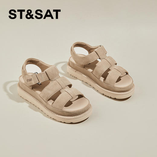 星期六休闲户外厚底增高沙滩凉鞋SSC2115940 商品图3