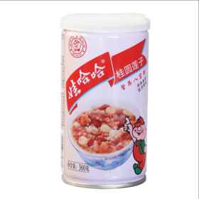 娃哈哈360ml桂圆莲子八宝粥