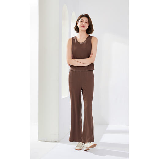 乔万尼裤子女新款夏季薄款直筒裤显瘦百搭EM2F811 商品图1