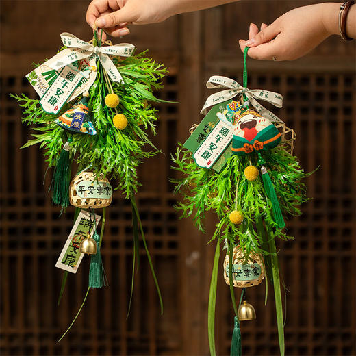 端午节门挂艾草花束diy门口挂饰香包香囊挂件礼品装饰场景布置 商品图8
