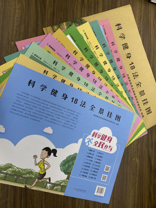科学健身18法全景挂图 商品图2