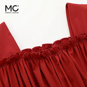 女装方领打揽不规则分割裙摆收腰A型连衣裙-8303Q4222015