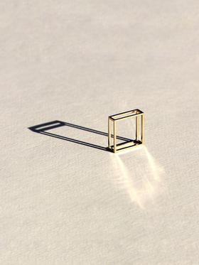 AWU｜方形FR-R  14k金 Frame Ring [ 框 戒指  ]