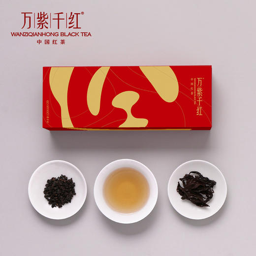 万紫千红红茶峨眉高山红茶特级品味熊猫礼盒装120g四川特产 商品图1