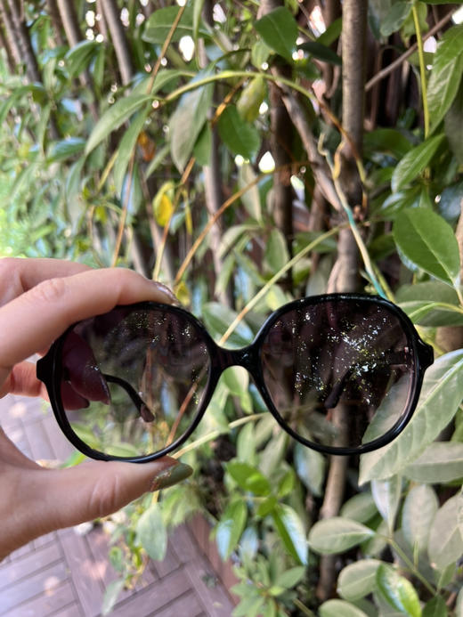 523-2卡帝 渠道圆正 复古大圆框 墨镜太阳镜 黑色 玳瑁色 商品图4